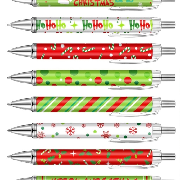 Merry Christmas Bag Charm Key Chains🎄Christmas Pen🎄STOCKING STUFFER🎄PICK ONE - Picture 8 of 12